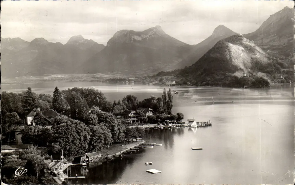 Lago de Annecy — Baía de Talloires — C.A.P. n°609 - Frente