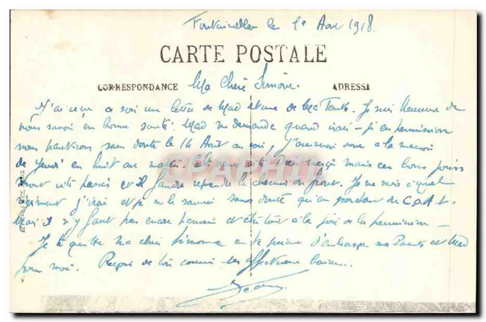 Fontainebleau - Le Palais - Le Lit de Marie-Antoinette - N. G. - n°73 - Rückseite