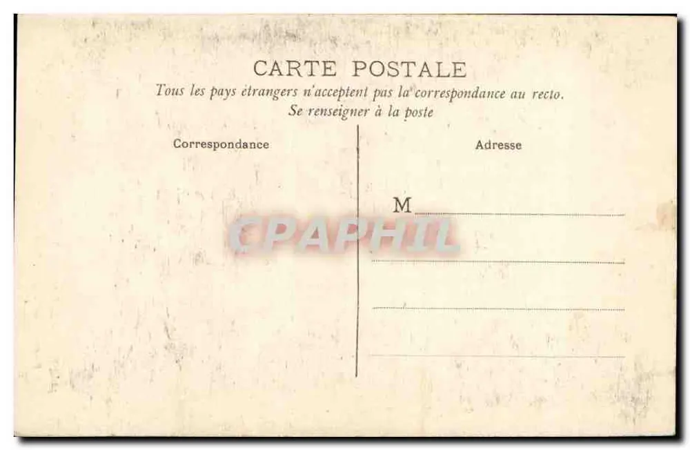 Auvergne - Schloss Tournoel - Eingangstor des Schlosses — La Régine, n° 1609 - Rückseite