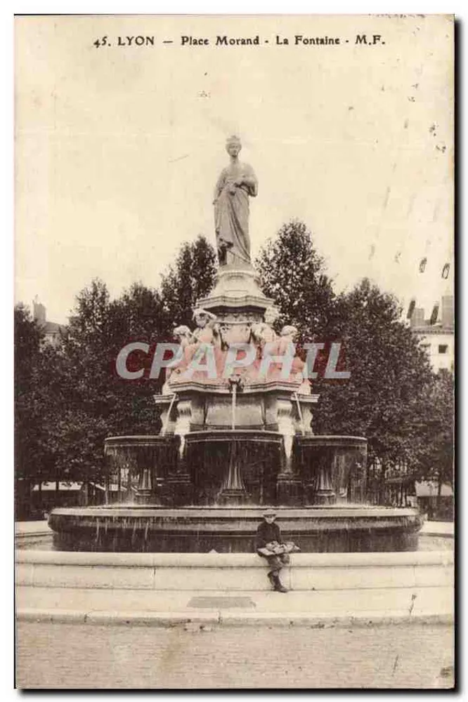 Lyon — Place Morand — A Fonte — M.F. n°45 - Frente