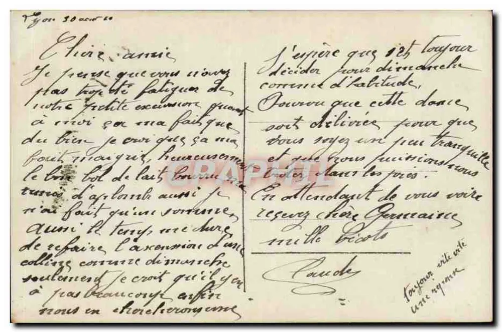 Rosen — Blumenstrauß aus farbigen Rosen — Verlag B.F. Nr. 711 - Rückseite