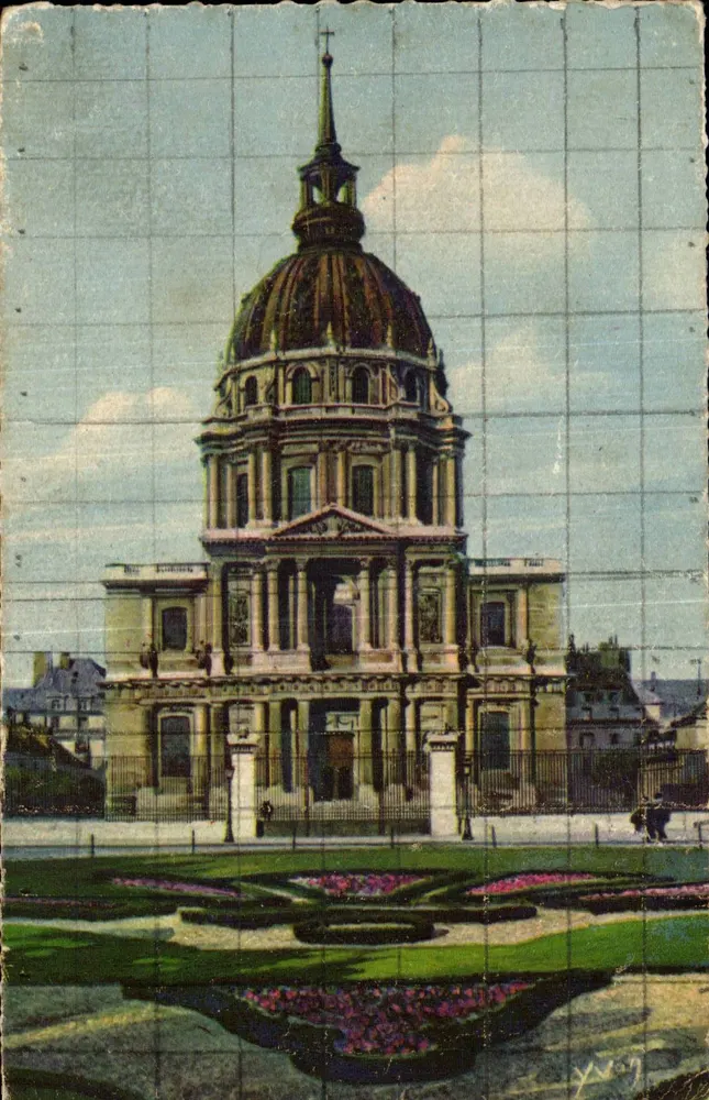 Les Invalides — Paris, em Passeio — Les Éditions d'Art Yvon, Paris - Frente