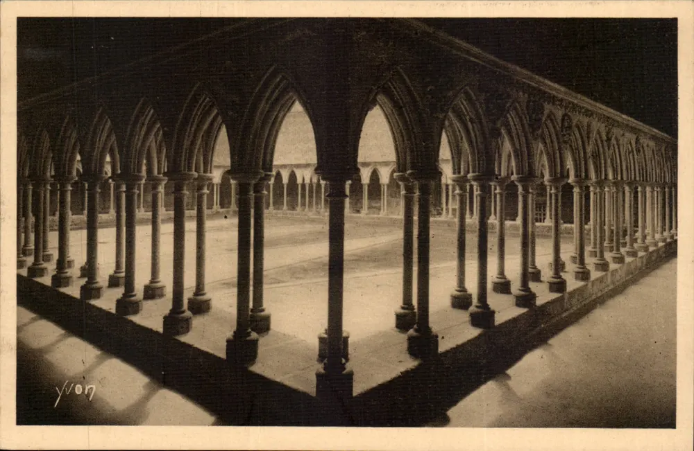 Mont-Saint-Michel — Galerias do Claustro — Les Éditions d'Art Yvon - Frente