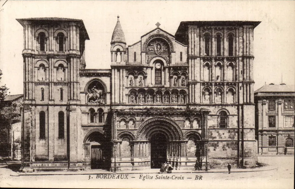 Bordeaux — Igreja de Santa Cruz — BR — Bio Frères, editores, Bordeaux - Frente
