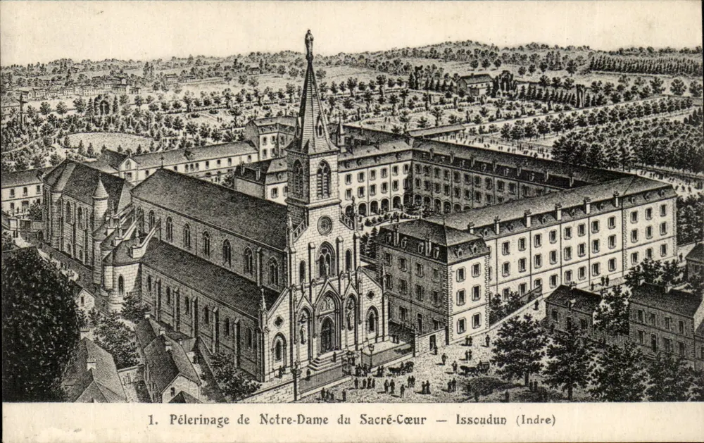 Pilgerung zu Notre-Dame du Sacré-Cœur — Issoudun (Indre) — S.F. Phototypie Châlons - Vorderseite