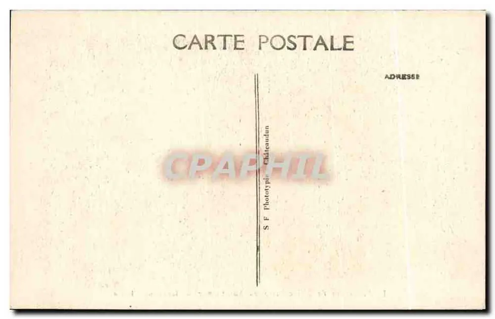 Pilgerung zu Notre-Dame du Sacré-Cœur — Issoudun (Indre) — S.F. Phototypie Châlons - Rückseite