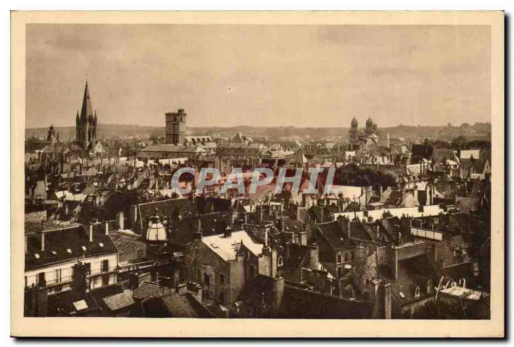 Dijon (Côte-d'Or) — Allgemeiner Blick vom Kirchhof Saint-Jean — Éditions d'Art 'Dijon' - Vorderseite