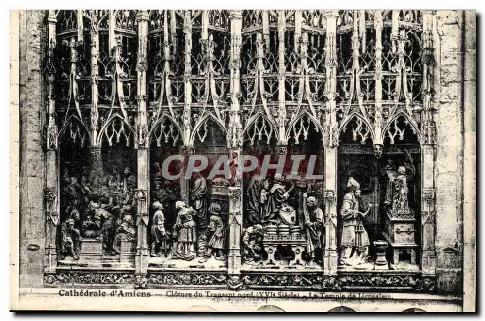 Kathedrale von Amiens — Schließung des nördlichen Transepts (16. Jahrhundert) — Der Tempel Jerusalem - Vorderseite