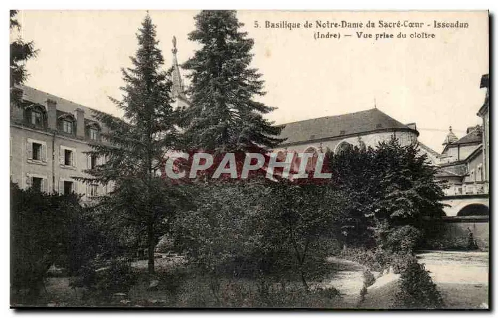 Basilique de Notre-Dame du Sacré-Cœur — Issoudun (Indre) — Ansicht vom Cloister - Vorderseite