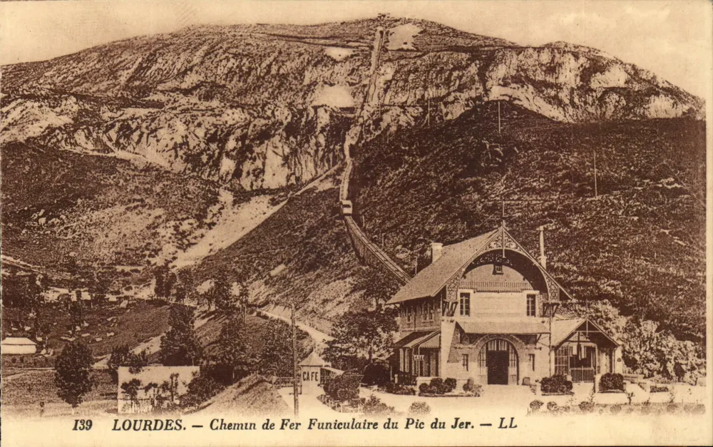 Lourdes — Trem Funicular do Pic du Jer — LL - Frente