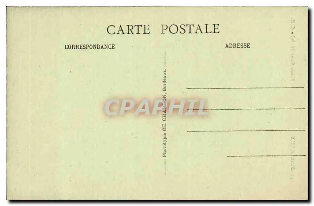 Bordeaux — Pijl van Sint-Michaël — C.B. - Achterkant