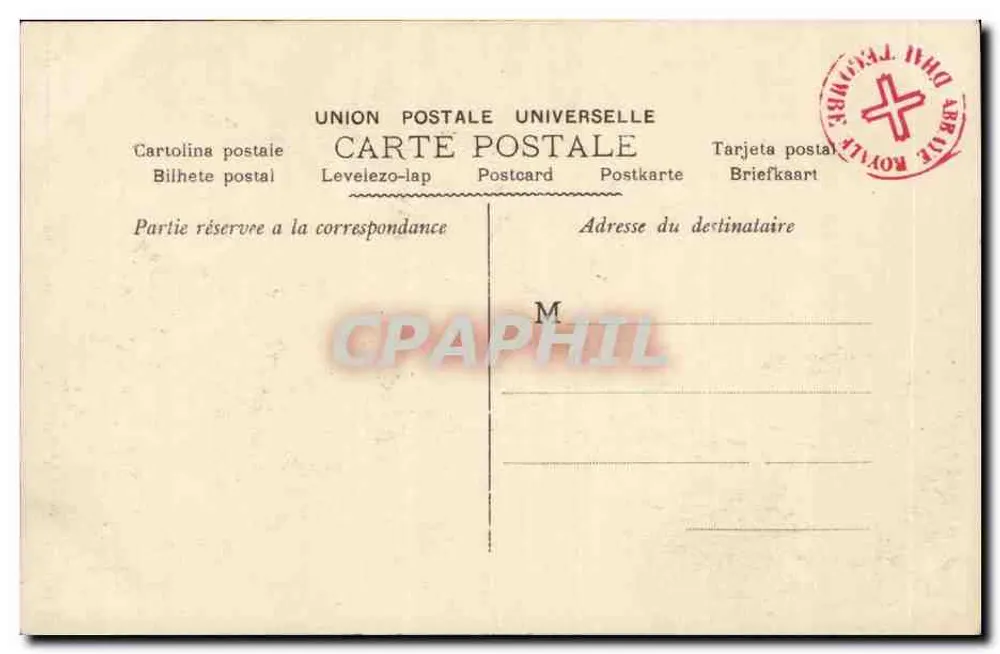 Innenansicht der Kirche — Abtei Haute-Côme — Aix-les-Bains - Rückseite