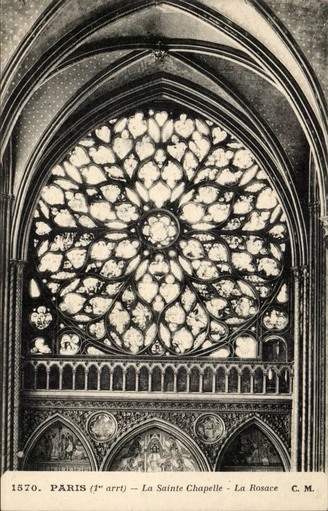 Paris (1º arrondissement) — A Capela Santa — A Roseira — Edição Artística C. M. - Frente