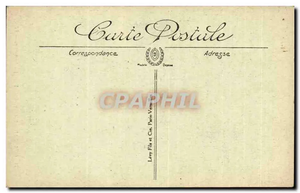 Castelo de Chantilly — A Capela — LL — n°31 - Verso