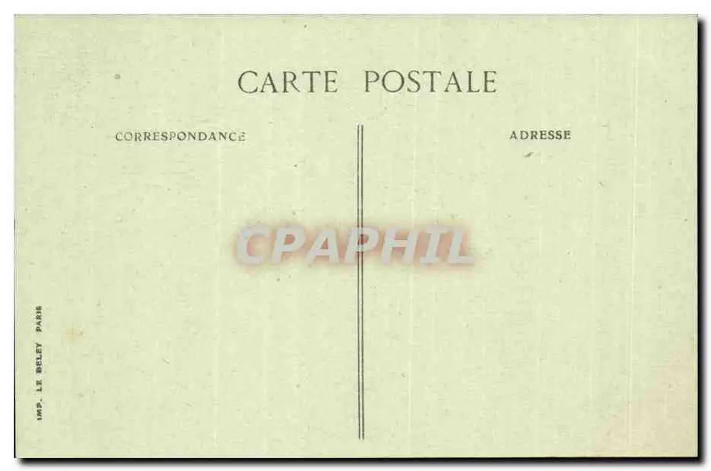 Orléans — A Catedral — Imp. Le Beley, Paris - Verso