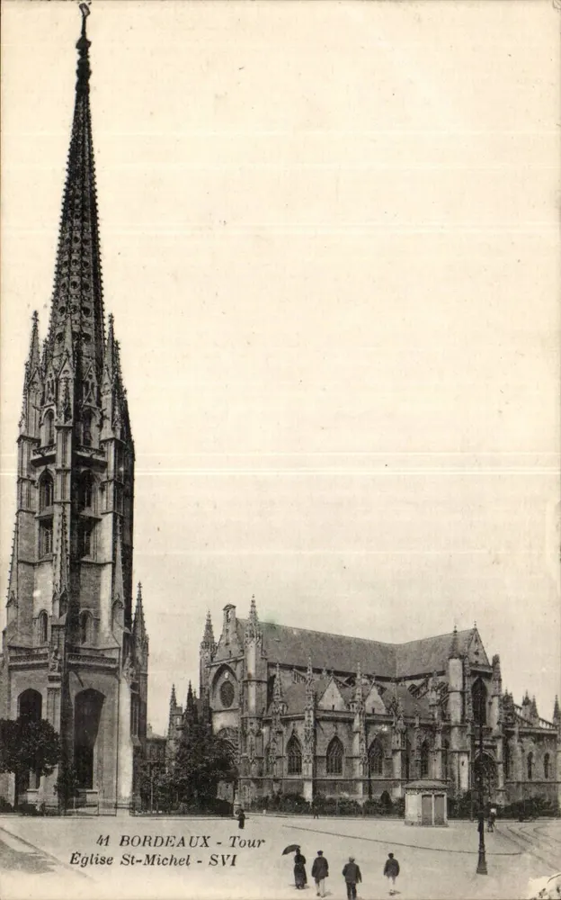 Bordeaux - Torre da Igreja de São Miguel - SVI - Frente