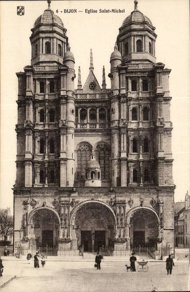 Dijon — Igreja de São Miguel — editor LB, n°6 - Frente