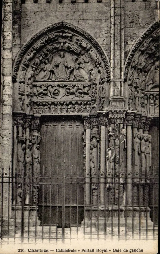 Chartres — Cattedrale — Portale Reale — Arcata sinistra - Recto