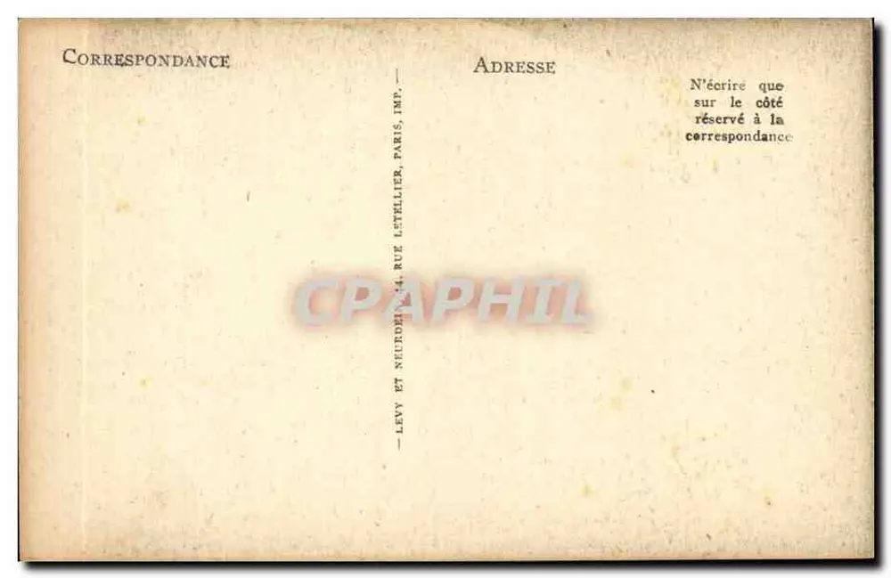 Chartres — Die Kathedrale, Südtor, Tympanon — Verlag LL, Nr. 220 - Rückseite