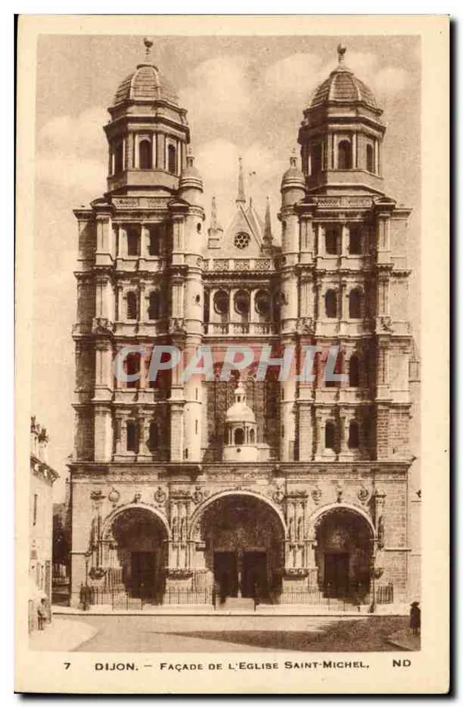 Dijon — Fachada da Igreja de São Miguel - Frente