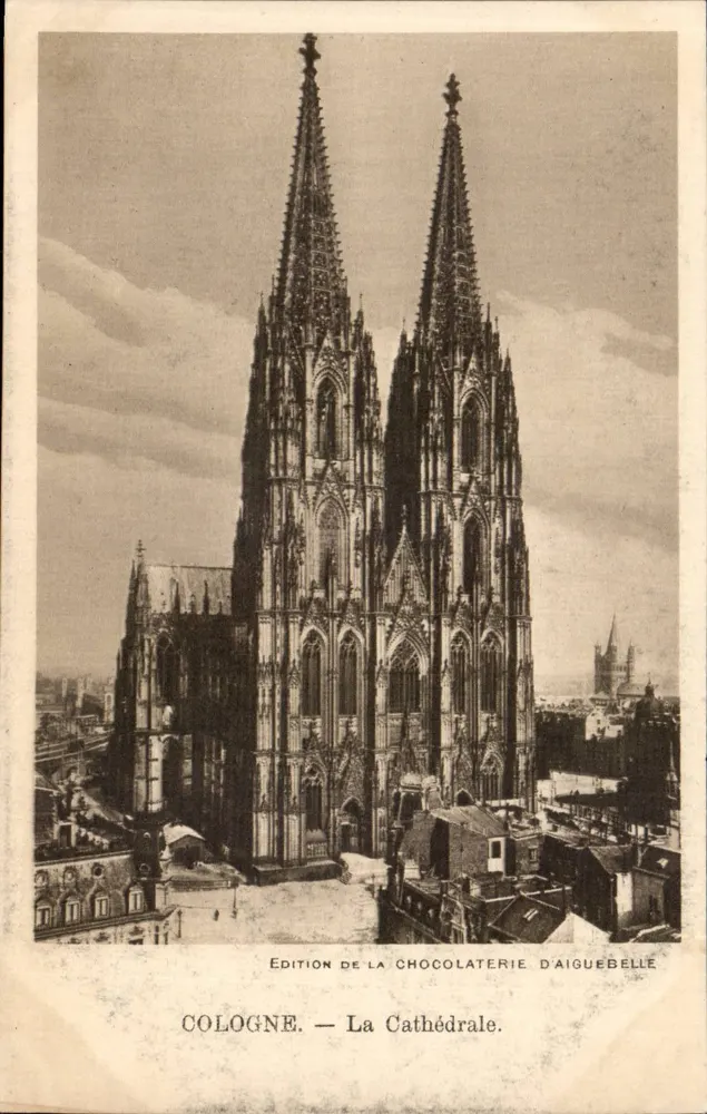 Colonia — La Cattedrale — Edizione della Cioccolateria D'Aiguebelle - Recto