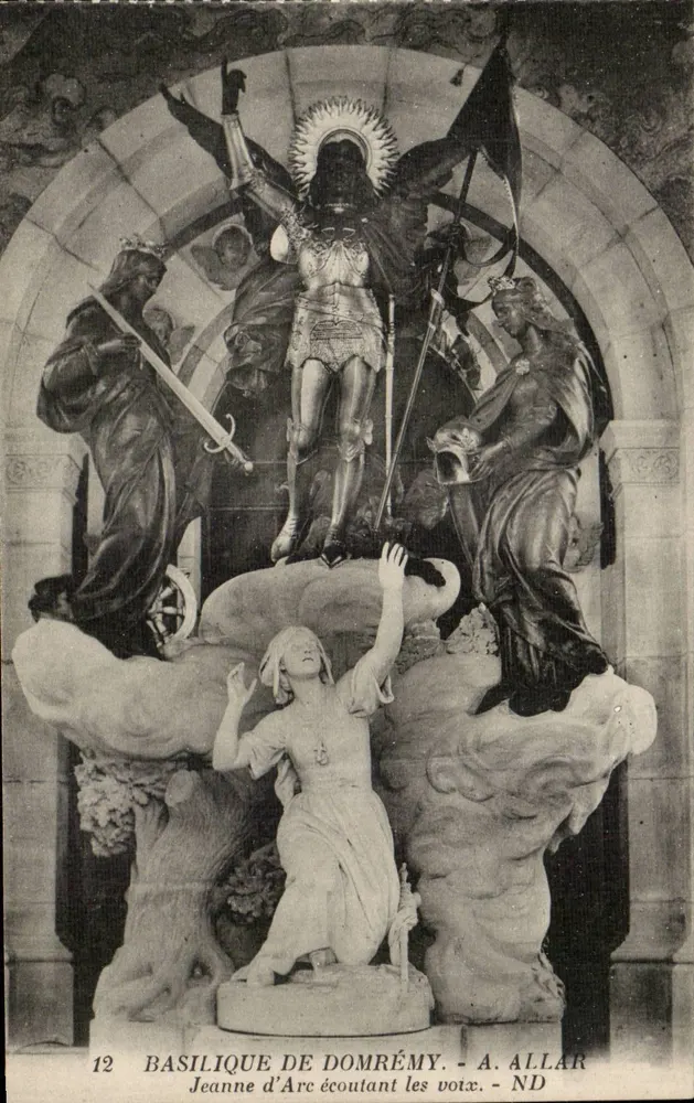 Basilika von Domrémy — Jeanne d'Arc, die Stimmen hört — A. Allar - Vorderseite