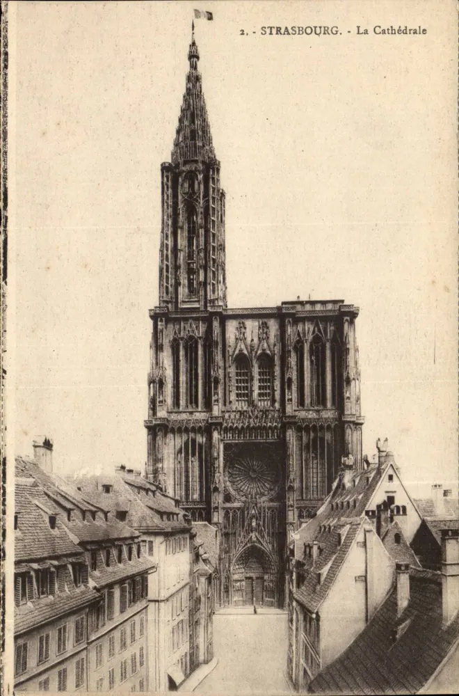 Estrasburgo - A Catedral — editor Pap. da Catedral, n°2 - Frente