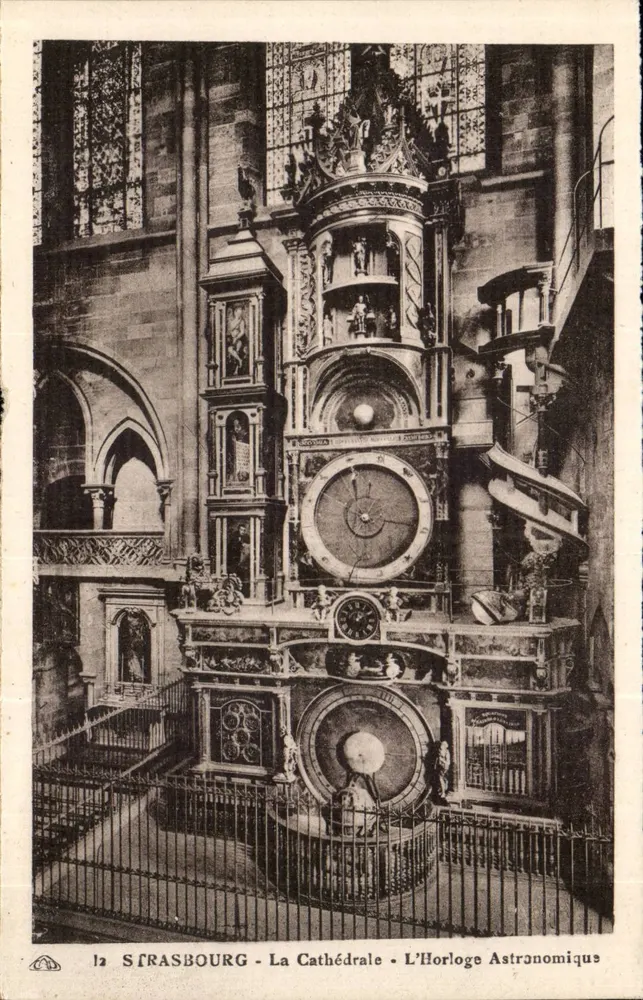 Straßburg - Die Kathedrale - Die Astronomische Uhr - Vorderseite