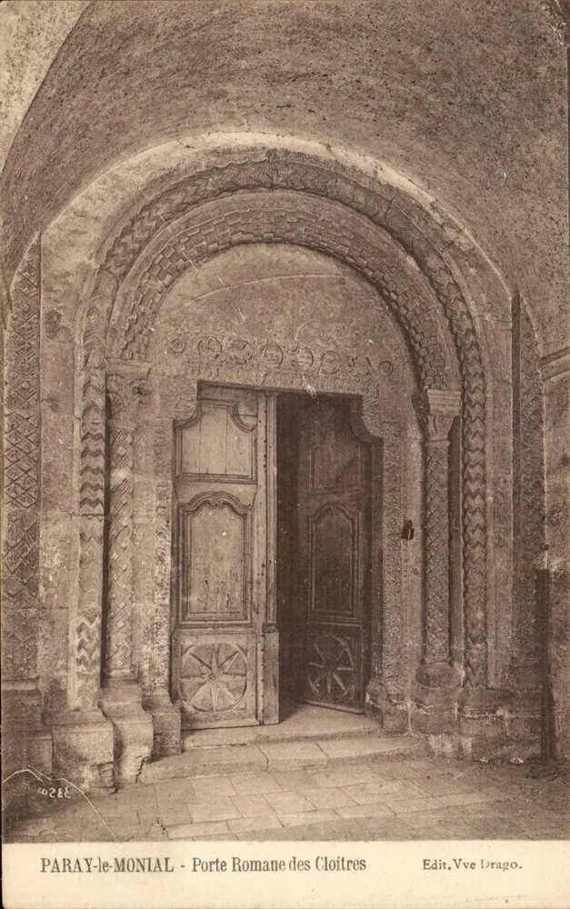 Paray-le-Monial - Porta Romana dos Claustros — Edit. Vve Drago, n° 288 - Frente