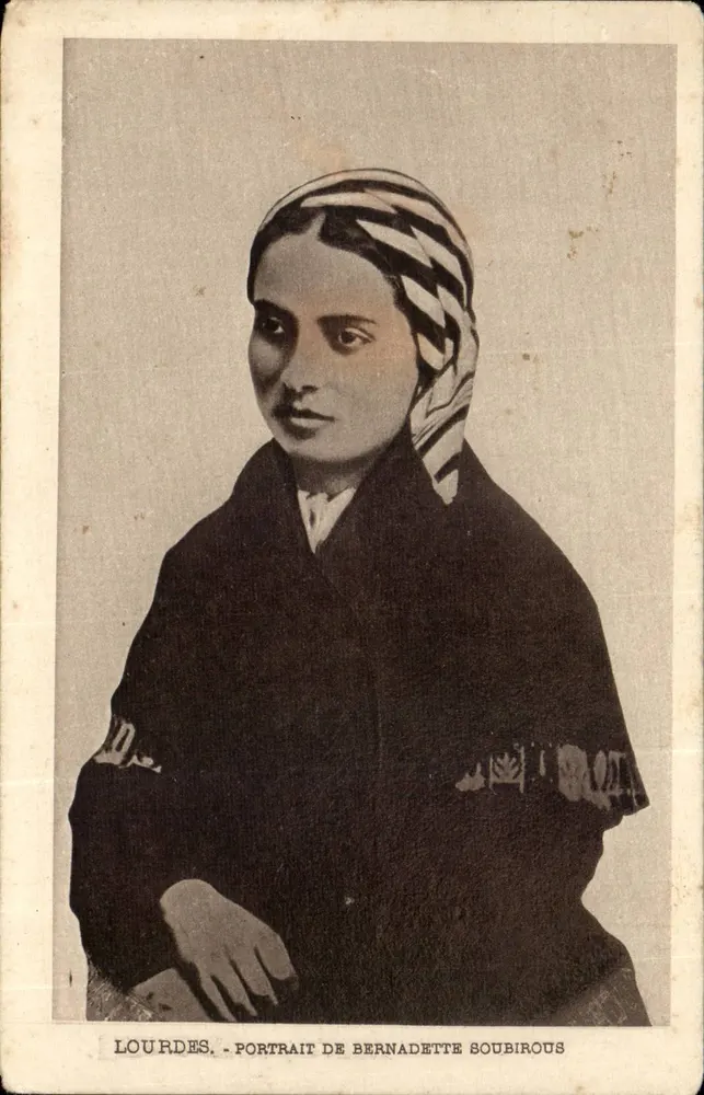 Lourdes - Retrato de Bernadette Soubirous - Associação do Rosário de Lourdes - Frente