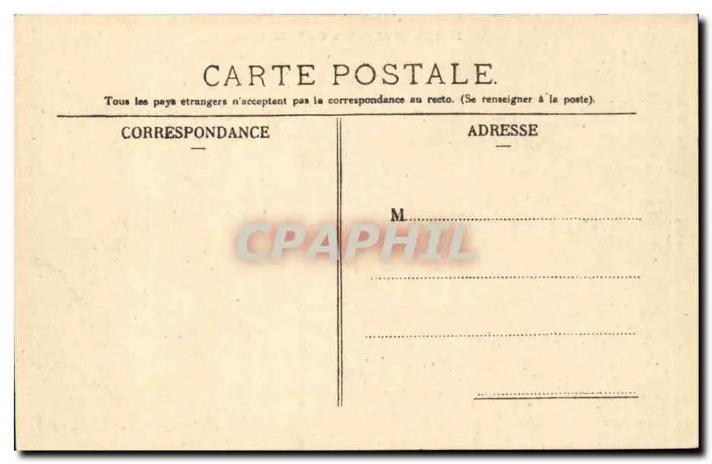 Toulouse — Ansicht der Garonne — unbekannter Verlag, Seriennummer 2 - Rückseite