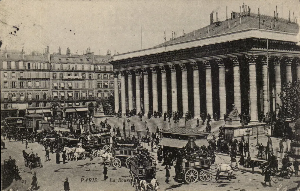 Paris — La Bourse — Fot. D. Fot - Frente