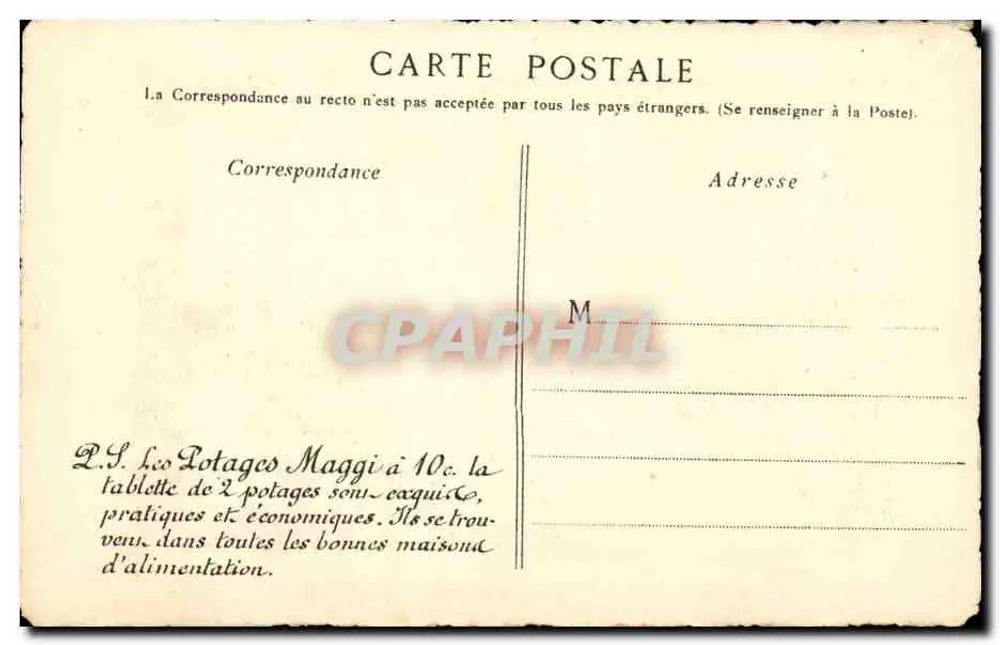 Vista de uma porta de Grenoble — Isère — editor Maggi, n°24 - Verso