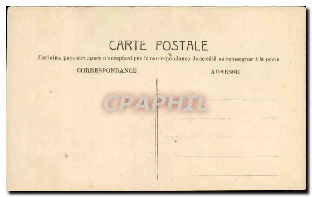 Liebendes Paar — Bitte um Zärtlichkeit — M.F. PARIS - Rückseite