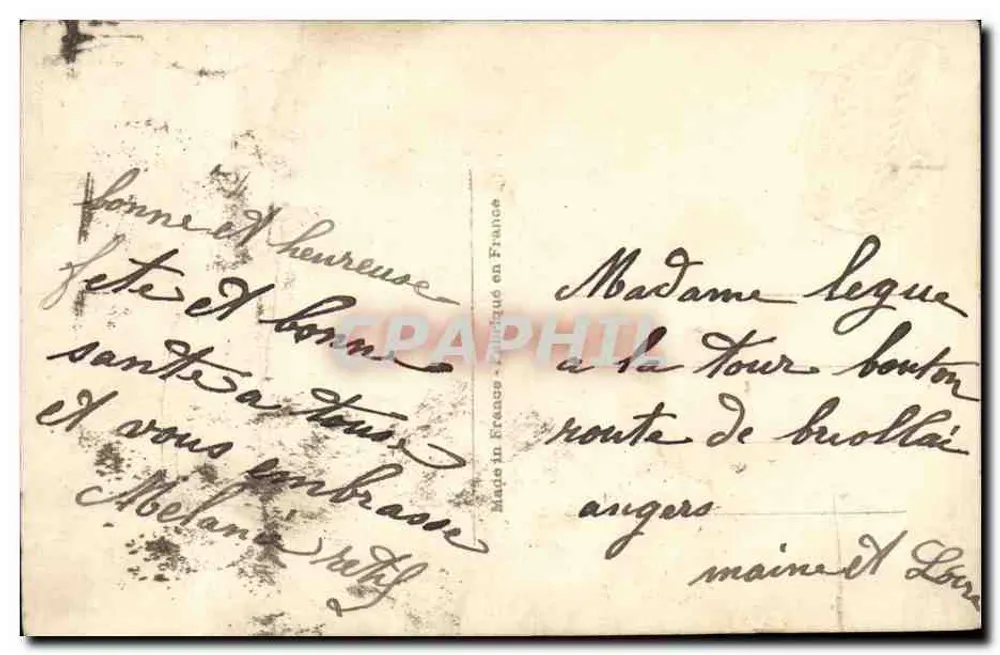 Pfingstrosen — Frohe Geburtstagskarte — REX 2304 - Rückseite