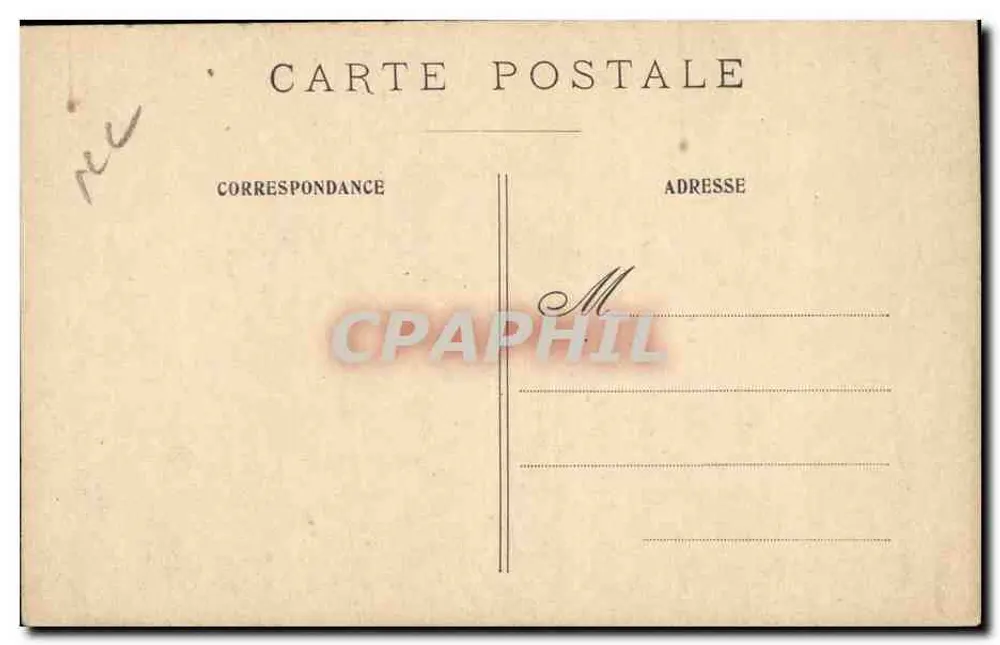 Paris, Conciergerie, Blumenmarkt — Illustration von Charles Stein — Verlag nicht sichtbar - Rückseite