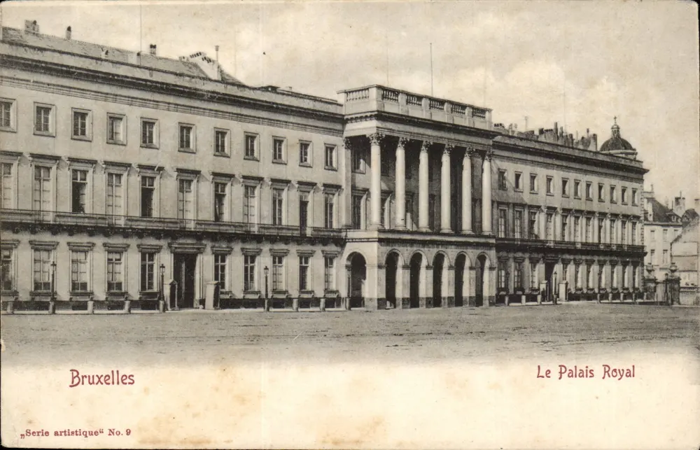 Brüssel — Das Königspalast — "Künstlerische Serie" Nr. 9 - Vorderseite