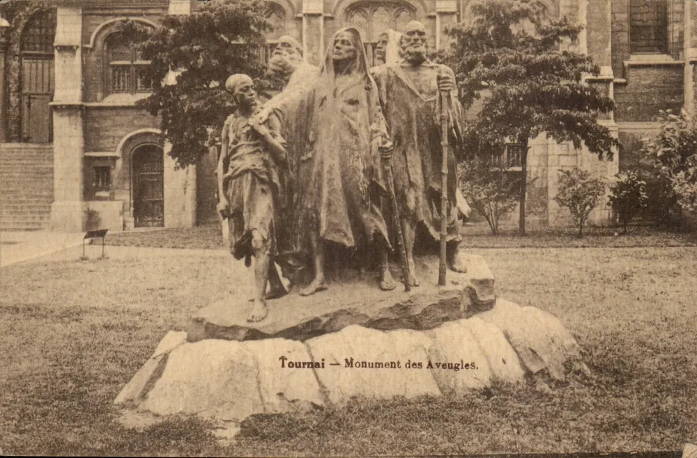 Tournai — Monument der Blinden — Verleger unbekannt, Seriennummer nicht sichtbar - Vorderseite