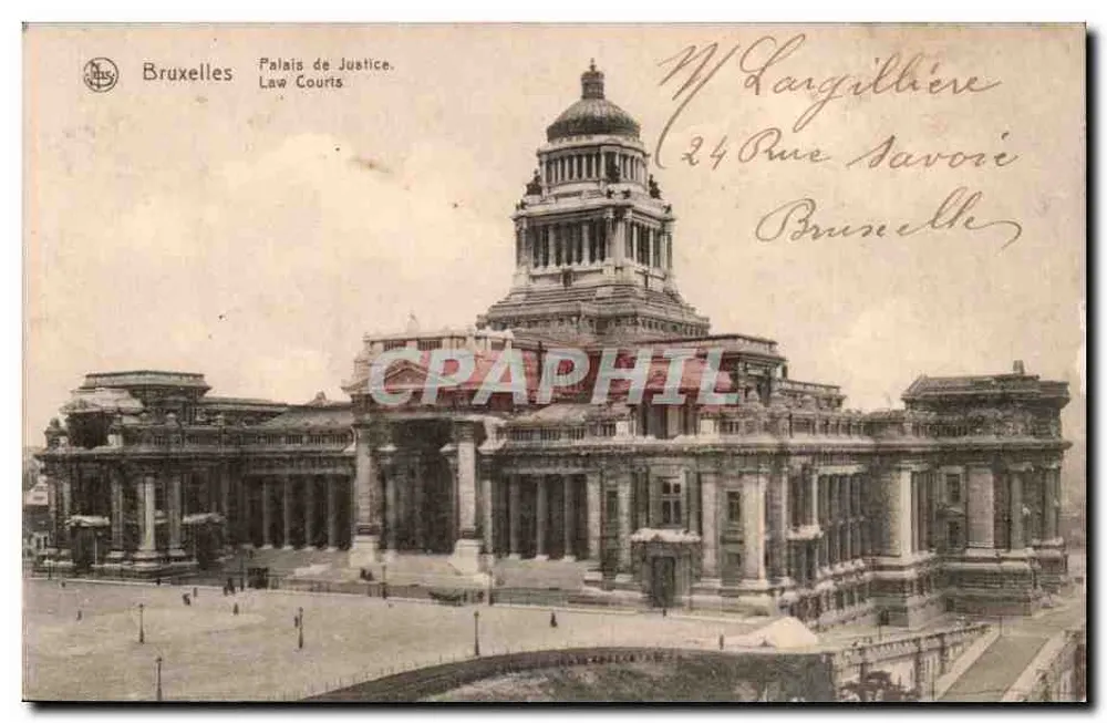 Brüssel - Justizpalast — Verlag Erm. Thill, Serie 1, Nr. 32 - Vorderseite
