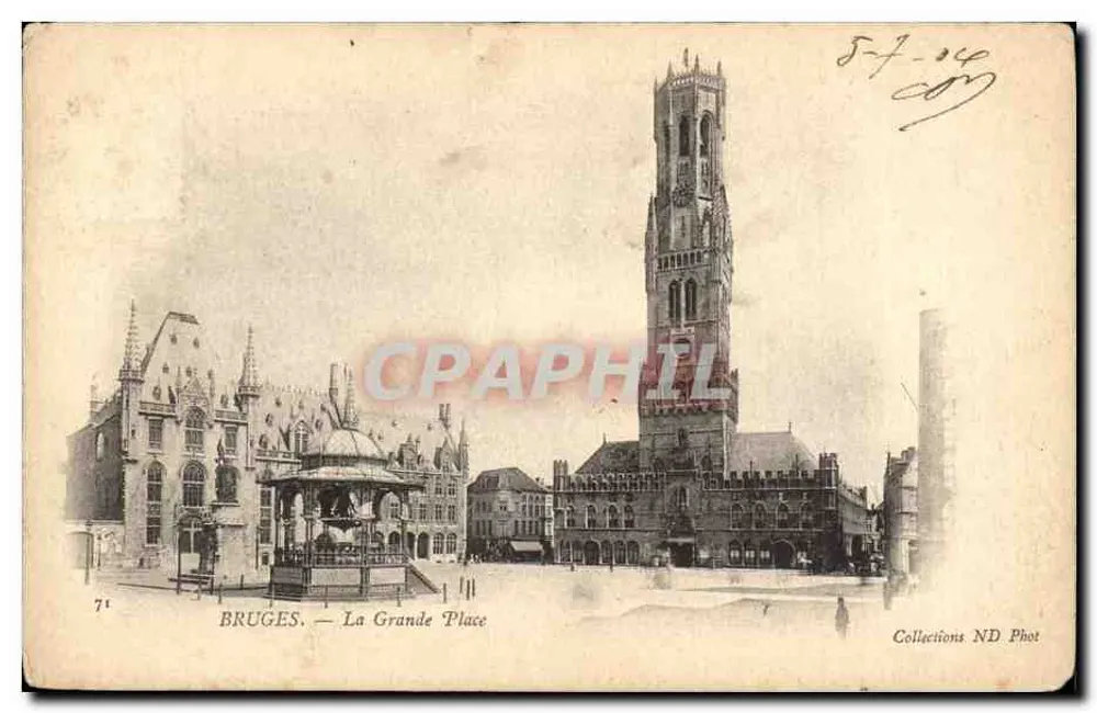 Brügge — Die Grande Place — Collections ND Phot - Vorderseite