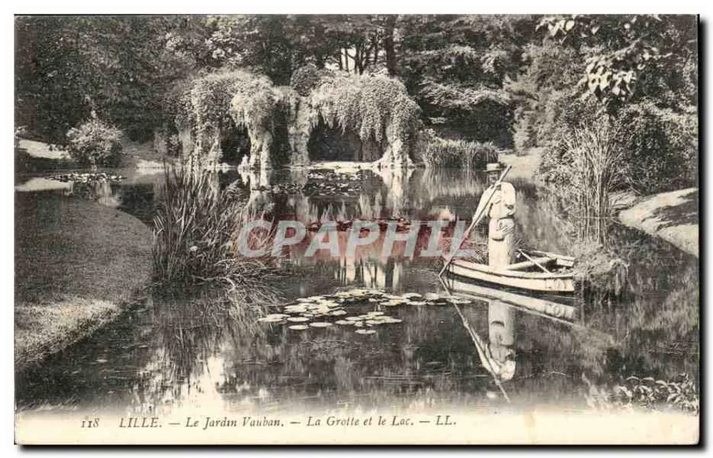 LILLE — Vauban-Garten — Die Höhle und der See — LL. — Nr. 118 - Vorderseite