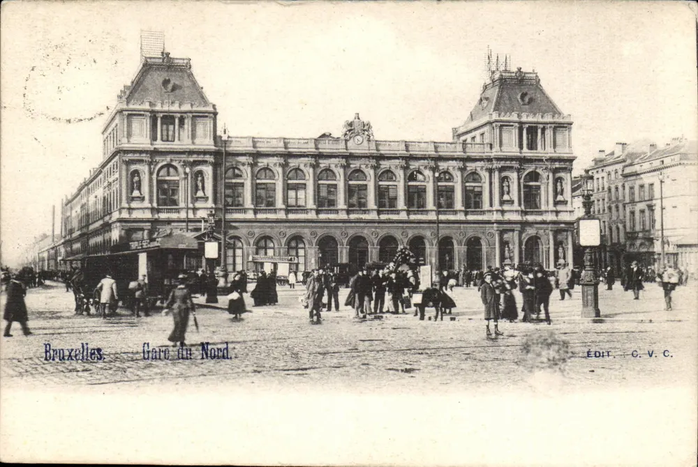Brüssel - Bahnhof Nord — Verlag C.V.C. - Vorderseite