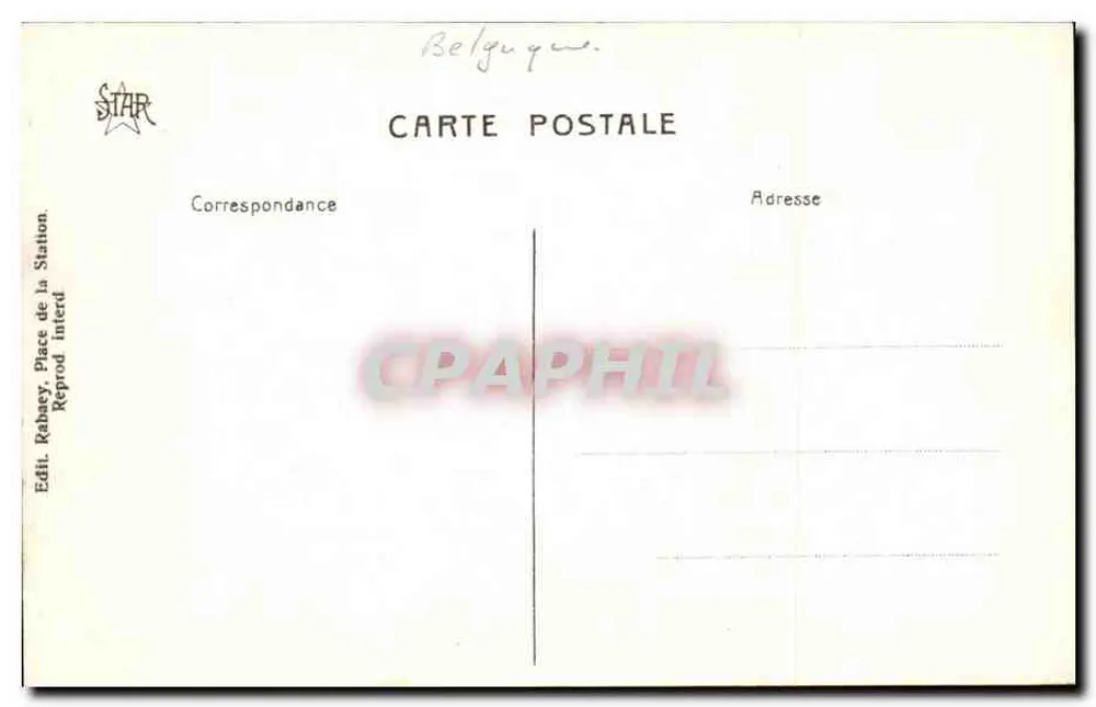 Furnes — Prozession der drei Weisen — Verlag STAR, Nr. 15806 - Rückseite