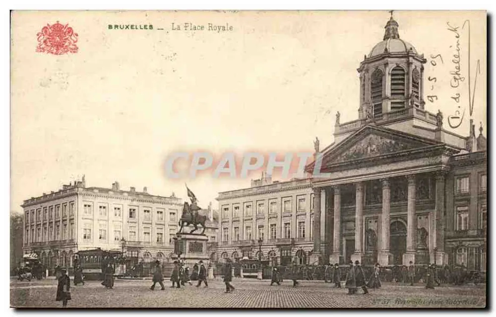 Brüssel — Das Königliche Platz — Grand Bazaar, Brüssel - Vorderseite