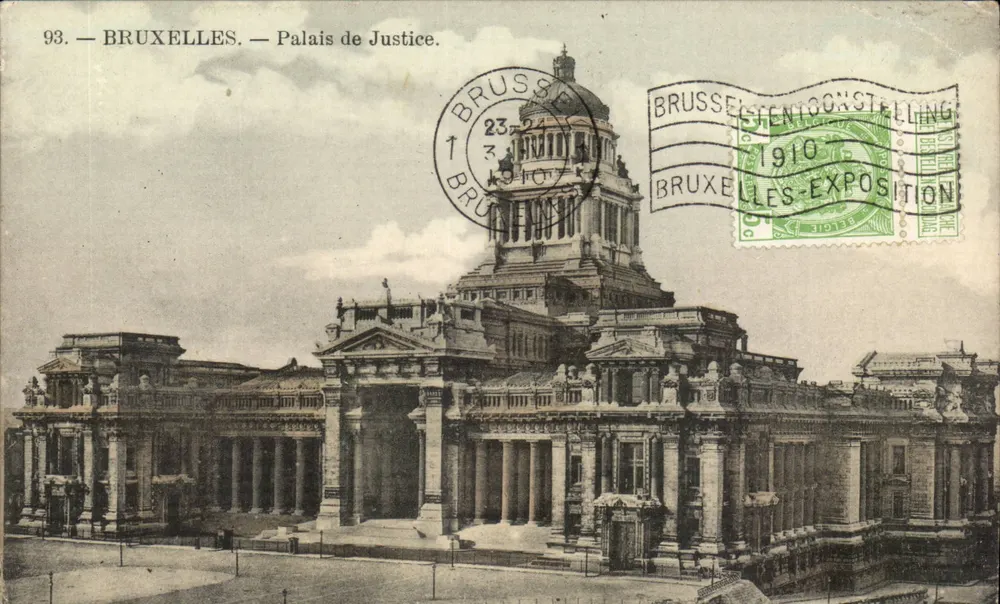 Brüssel — Palast der Gerechtigkeit — unbekannter Verlag, Nr. 93 - Vorderseite