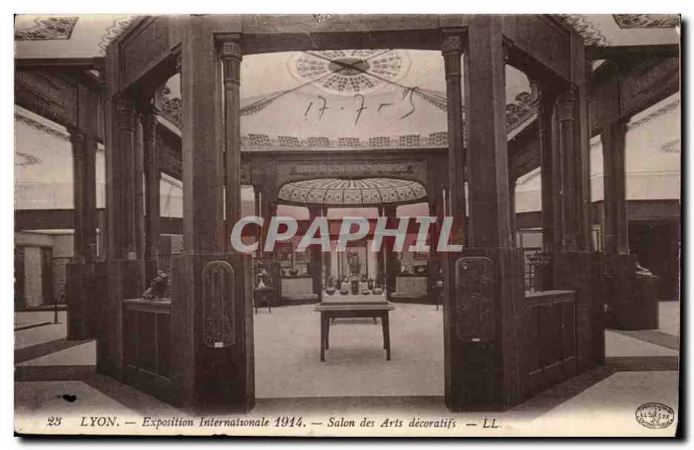 LYON — Internationale Ausstellung 1914 — Salon des Arts décoratifs — LL. - Vorderseite
