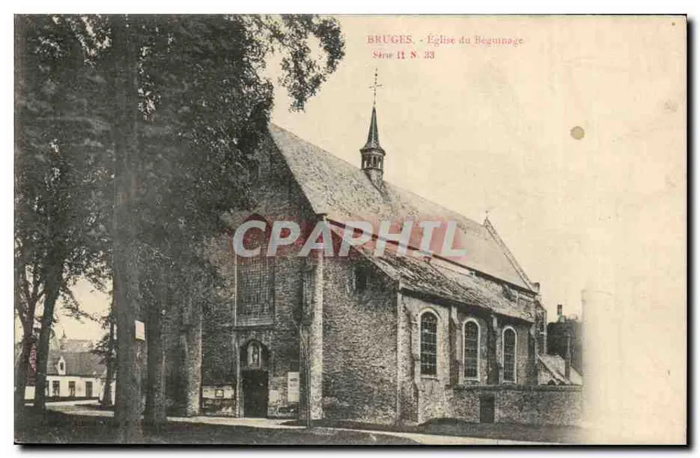 Brügge - Kirche des Béguinages — Serie 11 N° 33 - Vorderseite
