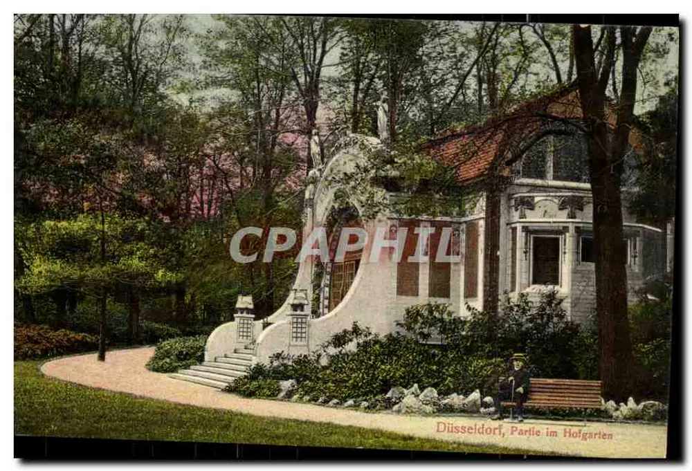 Düsseldorf, Parlie im Holfgarten — Verlag FE.D. Nr. 8816 - Vorderseite