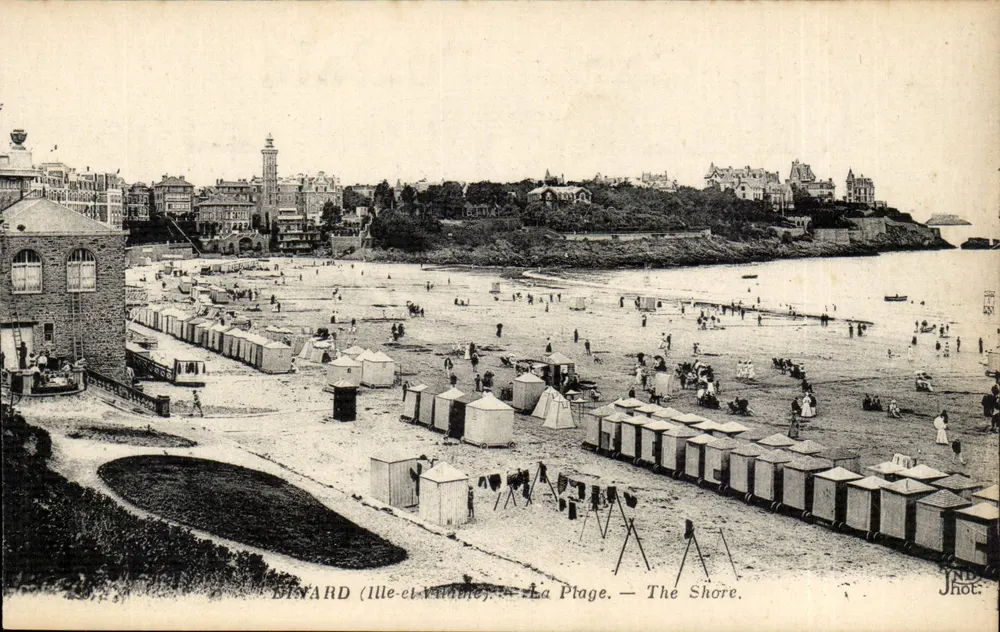 Binnard (Ille-et-Vilaine) — A Praia — The Shore. — YND Phot. - Frente