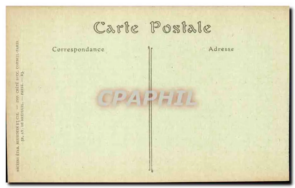 Dinard (Ille-et-Vilaine) — Hotel Crystal. - Verso